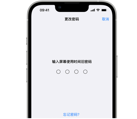 沙溪镇iPhone屏幕维修分享iPhone屏幕使用时间密码忘记了怎么办 