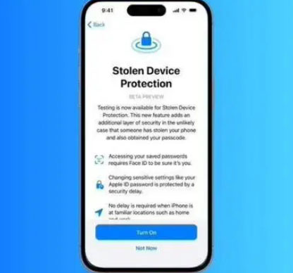 沙溪镇苹果授权维修店分享被盗设备保护功能开启方法 