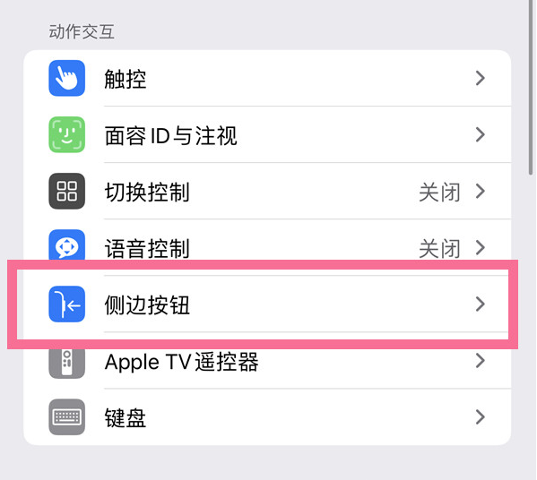 沙溪镇苹果14维修店分享iPhone14 Plus侧键双击下载功能关闭方法 