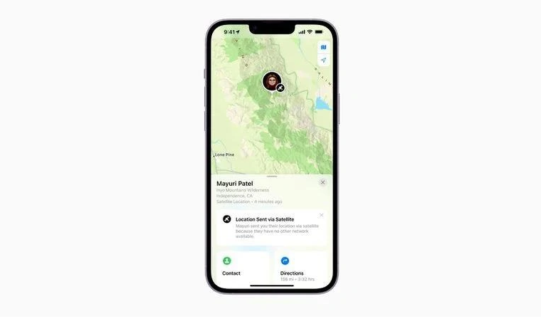 沙溪镇苹果14维修分享iPhone14系列中 FindMy功能通过卫星分享位置方法教程 