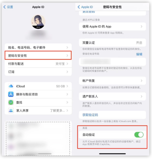 沙溪镇苹果手机维修分享iOS 16 自动验证功能开启方法 