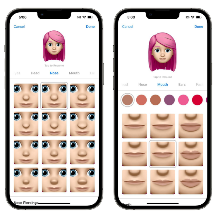 沙溪镇苹果手机维修分享​iOS 16中的拟我表情有了哪些变化和升级 